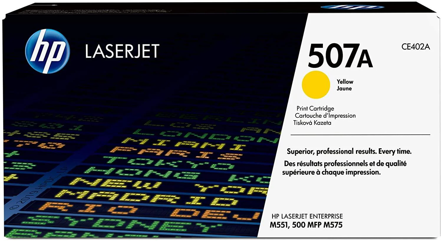 507yellow HP 507A Yellow Original LaserJet Toner Cartridge (CE402A) - Image 1